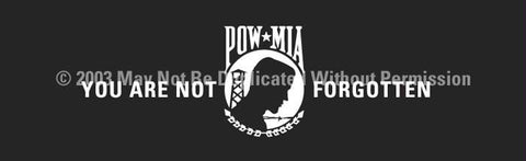 Window Graphic - 20x65 POW MIA 1