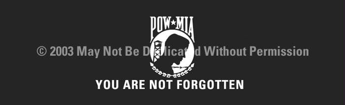 Window Graphic - 16x54 POW MIA 2