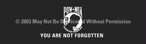 Window Graphic - 16x54 POW MIA 2