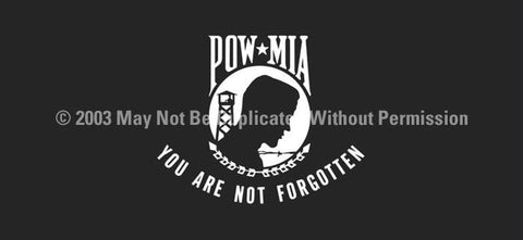 Window Graphic - 30x65 POW MIA 3