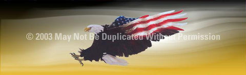 Window Graphic - 16x54 Wings of Freedom Yellow