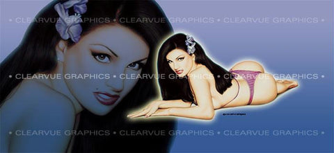 Window Graphic - 30x65 Pin-up Angelie