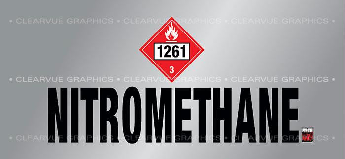 Window Graphic - 30x65 Nitromethane Chrome