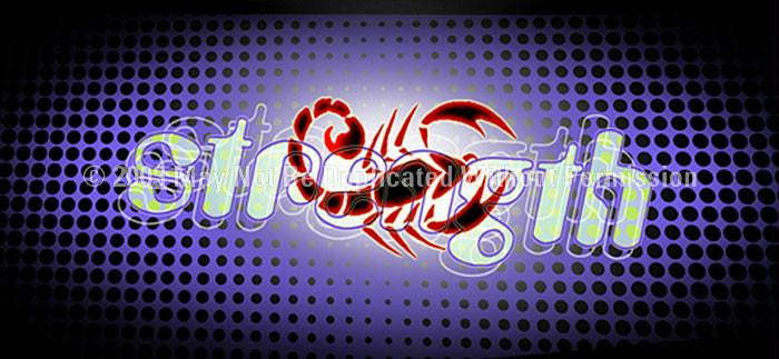 Window Graphic - 30x65 Strength Scorpion