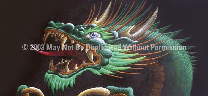 Window Graphic - 30x65 Dragon Head Tattoo