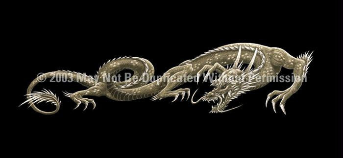 Window Graphic - 30x65 Dragon Tattoo