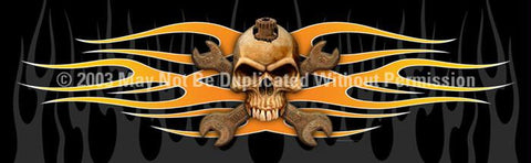 Window Graphic - 16x54 Skull & Wrenches 2