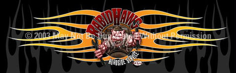 Window Graphic - 20x65 Rabid Hawg