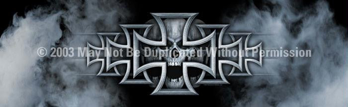 Window Graphic - 16x54 Iron Cross