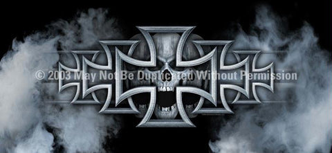 Window Graphic - 30x65 Iron Cross