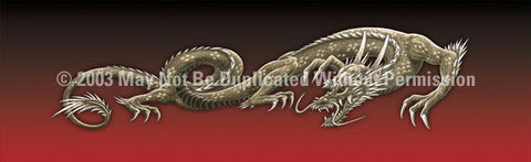 Window Graphic - 16x54 Dragon Tattoo Red