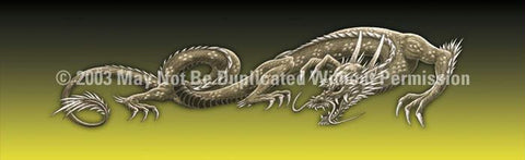 Window Graphic - 16x54 Dragon Tattoo Yellow