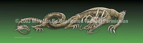 Window Graphic - 16x54 Dragon Tattoo Green