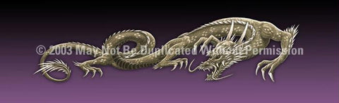 Window Graphic - 16x54 Dragon Tattoo Purple