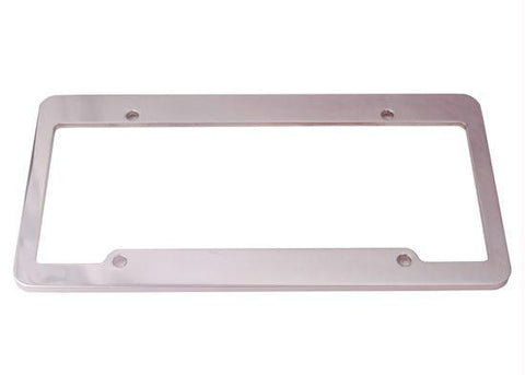 Billet License Plate Frame - Blank - Polished