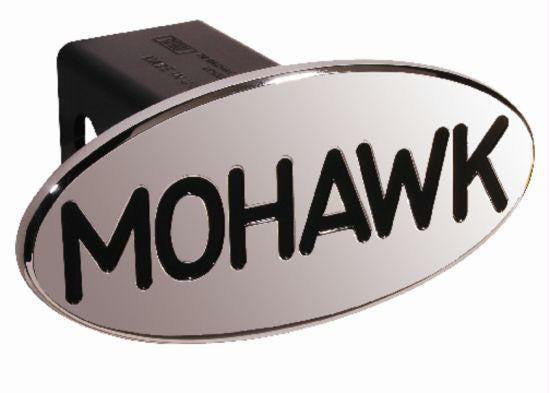 Mohawk - Black - Oval - 2 Inch Billet Hitch Cover