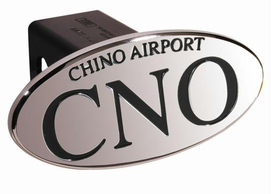 CNO Chino Airport - Black - Oval - 2 Inch Billet Hitch Cover