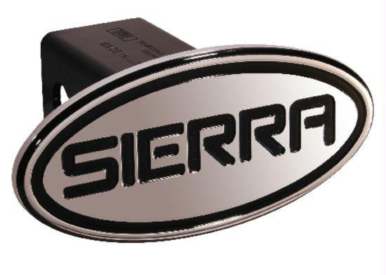 GMC - Sierra - Black - Oval - 2 Inch Billet Hitch Cover