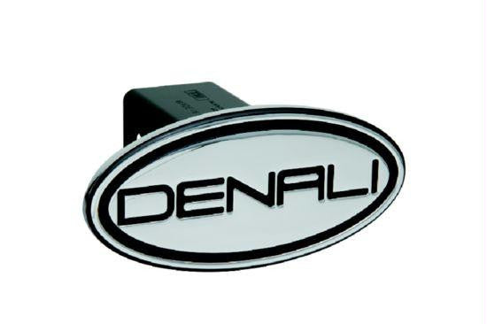 GMC - Denali - Black - Oval - 2 Inch Billet Hitch Cover