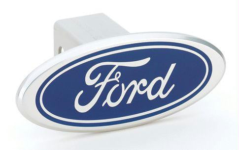 Ford - Blue - Image Line - 2 Inch Billet Hitch Cover