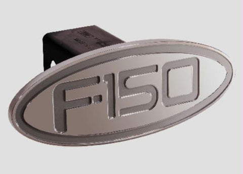 Ford - F-150 - Silver - Oval - 2 Inch Billet Hitch Cover