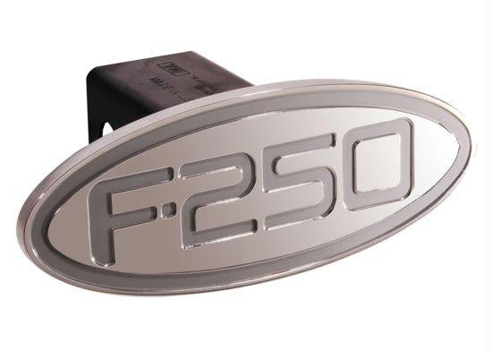 Ford - F-250 - Silver - Oval - 2 Inch Billet Hitch Cover