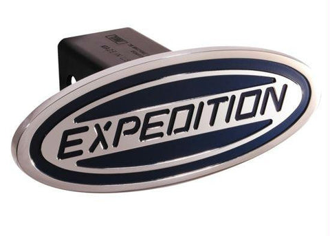 Ford - Expedition - Blue - Oval - 2 Inch Billet Hitch Cover