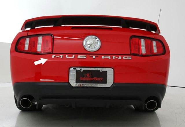 2010-13 Ford Mustang Trunk Letters Chrome