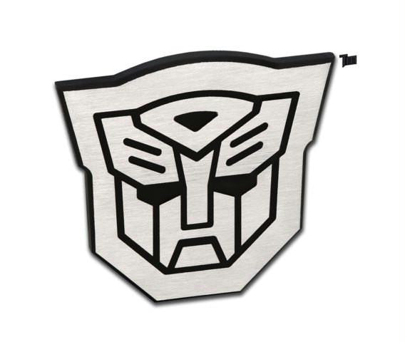 Transformers Decepticon Outline Emblem Two Tone Brushed finish