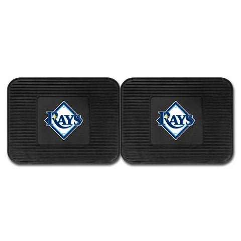 Tampa Bay Rays Backseat Utility Mats 2 Pack 14x17