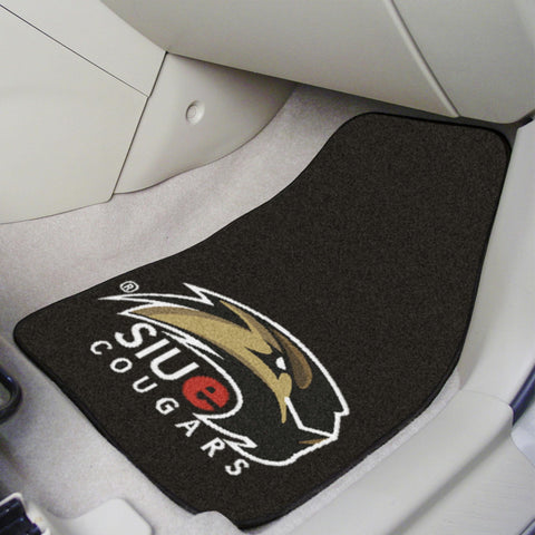 SIU-Edwardsville 2-piece Carpeted Car Mats 17x27