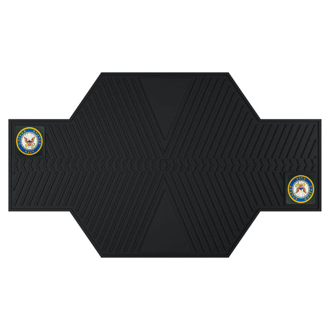 Navy Licensed Motorcycle Mat 82.5 L x 42 W