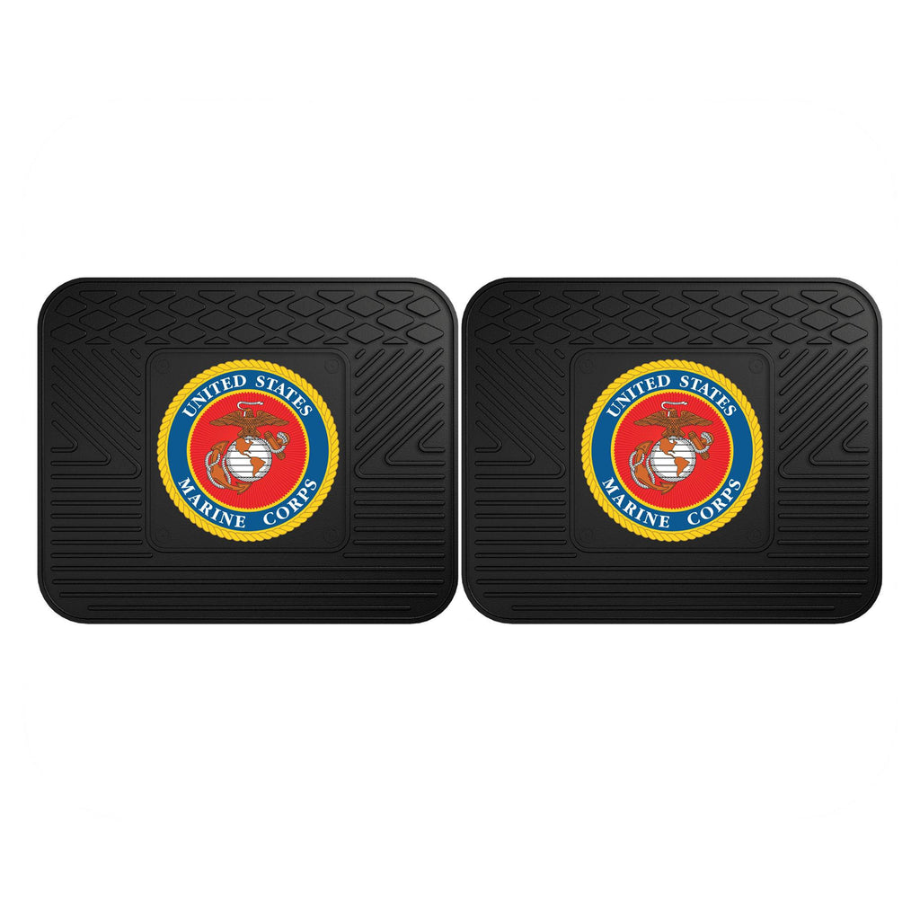 Marines Licensed Backseat Utility Mat 2 Pack 14x17