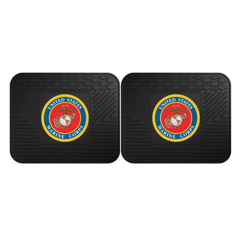 Marines Licensed Backseat Utility Mat 2 Pack 14x17