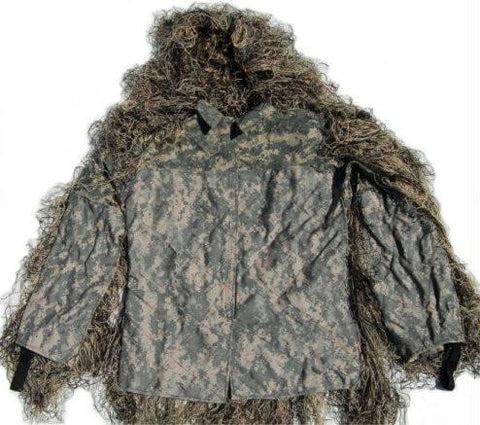 Synthetic Ultra-Light Sniper Ghillie ATD BDU Mossy Jacket 2XL