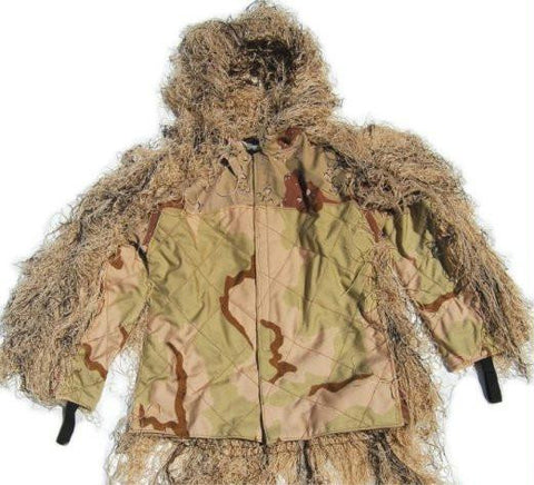 Synthetic Ultra-Light Sniper Ghillie Desert BDU Jacket Medium