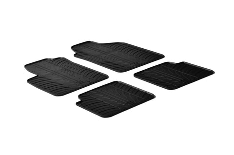 Gledring 2007-2012 Fiat 500 Custom Fit All Weather Floor Mats