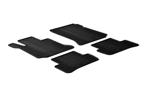 Gledring 2008-2014 Mercedes Benz C-Class (W204) Custom Fit All Weather Floor Mats