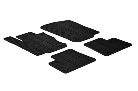 Gledring 2012-2015 Mercedes Benz ML-Class (W166) Custom Fit All Weather Floor Mats