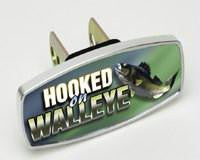 HitchMate Premier Series Hitch Cap Hooked on Walleye