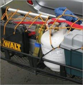 HitchMate 24 X 36 Cargo Stretch Web and Bag with 12 Hook