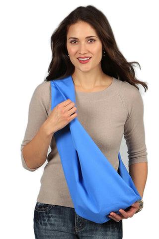 HugaMonkey Blue Baby Sling - Large