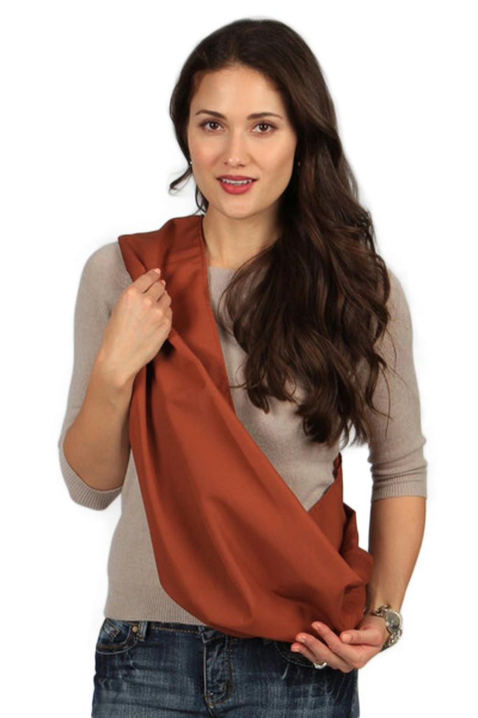 HugaMonkey Burnt Orange Baby Sling - Medium