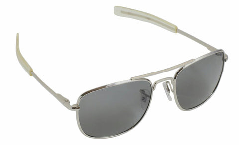 Humvee Military Sunglasses - 52mm - Silver