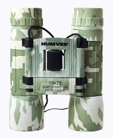 Humvee 10x25 Compact Binocular - Digital Camo