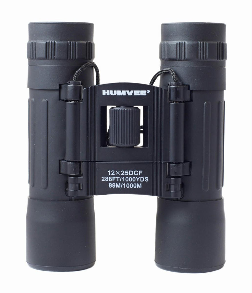 Humvee 12x25 Compact Binocular - Black