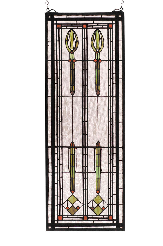 11 Inch W X 30 Inch H Spear Of Hastings Stained Glass Window