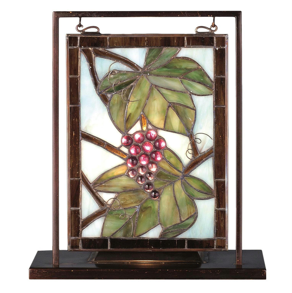 9.5 Inch W X 10.5 Inch H Nappa Vintage Lighted Mini Tabletop Window