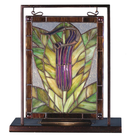 9.5 Inch W X 10.5 Inch H Jack-in-the-pulpit Lighted Mini Tabletop Window