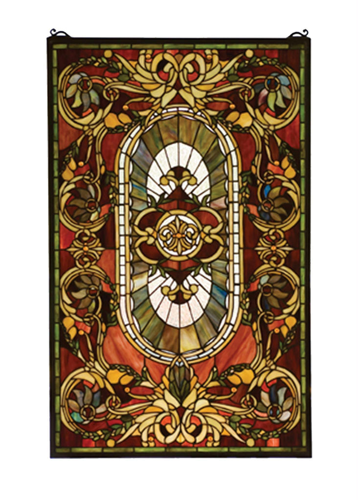 20 Inch W X 32 Inch H Regal Splendor Stained Glass Window